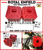 Fits Royal Enfield "RED JERRY CAN LH & RH" For Himalayan 411 (for: Royal Enfield)
