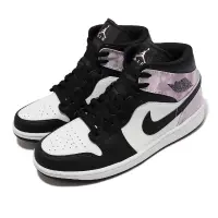 在飛比找蝦皮購物優惠-NIKE Air Jordan 1 Mid 黑白粉紫 星空渲