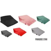 Folding Bed Wedge Pillow Memory Foam Orthopedic Support Velvet Knee Leg Back