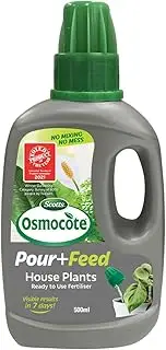 Scotts Osmocote Pour and Feed House Plants 500ml - Use with Houseplants - Results in 7 Days - Easy Pour Measuring Cap - Suitable for All Indoor Plants