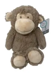Carter’s Musical Wind Up Plush Monkey Baby Toy Furry Moves Light Brown Tan