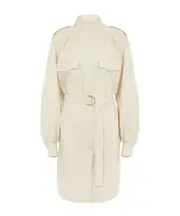 Light cotton poplin shirt skirt F34,F36,F38 White