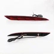 TDTAPN 2PCS Car LED Rear Lights Compatible for Tesla Model S 2012-2022 Turn Signal Reflector Bumper Lamp Brake Light