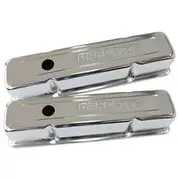 Aeroflow Tall Chrome Steel Valve Covers SBC, AF1821-5000