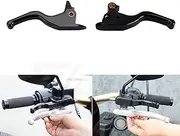 FVMOTO 3 Finger 5.9" CNC Shorty Hand Control Lever Kit Brake Clutch Levers Fit for Harley Softail Low Rider S Sport Glide Standard Street Bob 2015-2024