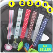 3PCS Baby Soother Chain Toys Teething Pacifier Clip Dummy Chain Clip Holders