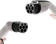 5M IEC62196-2 Cord for Electric Vehicle EV Charging Cable Type 2 to GBT 32A 22KW Three Phase,Compatible with GBT EVSE Car Charger Station(7M 22KW)