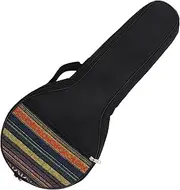VICASKY 1pc 4 String Padding Gig Bag Banjo Holder Bag Portable Banjo Storage Bag Banjo Accessories Banjo Container Banjo Guitar Cases Banjo Nut Tote Bag Banjo Case Black Cotton