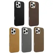 Phone Case For iPhone 16 iPhone 15 Pro Max Back Cover Magnetic Shockproof Retro TPU PU Leather