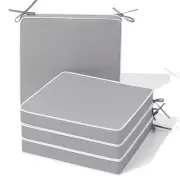 Crestlive Products Juego de 4 cojines para 17x17 Inch (Pack of 4) Gris claro