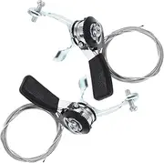 Happyyami Ergonomic Aluminum Dial Controller with Throttle Cable Grip Lever Bike Cable for Motorcycles and Dirt Bikes