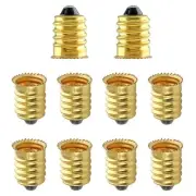 10 Pack E14 to E12 Adapter Converter Light Adapter Socket Bulb Adapter