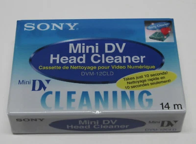 1 Sony USA DVL980 Mini DV head cleaner tape JVC GR DVL980U DVM5U DVM55U DVM70