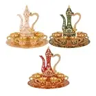 Vintage Turkish Coffee Pot Set Tea Service Set Home Decoration Luxury Decorative