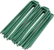 Garden Stakes, Ground Anchors, Pegs Galvanized Staples Securing Pins Spikes for