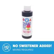 Hypothermias FRUIT PUNCH Flavor Syrup Snow Cone machine Concentrate UNSWEET