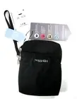 Baggallini Bryant Pouch Crossbody Wristlet Black RFID 5" × 7" NWT