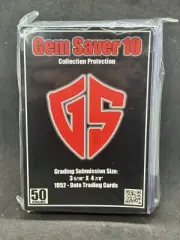 GemSaver 10 Card Holder PSA/BGGraded Card Submissions - Card Saver 1 - 950 Count