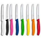 Victorinox Steak & Tomato Knife Pistol Grip 11cm Colourful Set x 8 Knives
