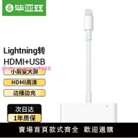 在飛比找樂天市場購物網優惠-畢亞茲 蘋果Lightning轉HDMI轉換器多功能otg擴