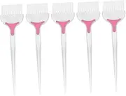 Gatuida 5PCS Hair Dye Brushes Durable Applicator Tool for Hair Coloring Treatment Oil Application Single Side Inverted Film Care Brush for Salon Home