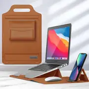 Pu Leather Laptop Sleeve for Macbook Air Pro 12 15.6 Inch Notebooks