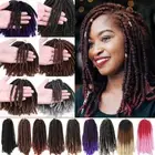 Kinky Curly Spring Twist Afro Crochet Braids Hair Extensions Braiding Hairpiece