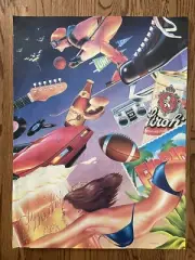 Stroh’s Beer Vintage Poster Sign By Gary Ciccarelli