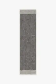 75' x 305' | Machine Washable Runner Rug | Kid & Pet Friendly | Indoor Rug | Solvi Charcoal Rug | Ruggable