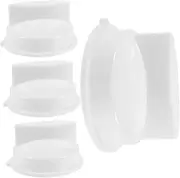 Homoyoyo Microwave Oven Replacement Knobs 4 Pack Small Compact Timer Control Knobs Plastic Ovens