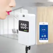 New Portable Breath Alcohol Tester App Video Recording High Accuracy LCD Display