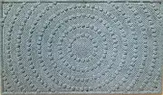 Solemate Doormats Marine Carpet Circles Doormat, 45 x 75 cm, Grey