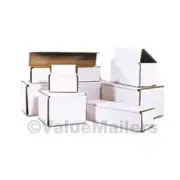 1000 - 5 x 3 x 1 White Corrugated Shipping Mailer Packing Box Boxes
