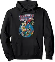 [DC Comics] Justice League Retro Poster Pullover Hoodie