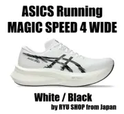 ASICS Running Shoes MAGIC SPEED 4 WIDE 1011B873.101 White / Black