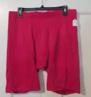 Adams USA Men's Athletic Compression Shorts Solid Red Size XL
