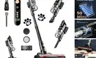 Cordless Vacuum Cleaner, 45Kpa 50 Mins Runtime Self-Standing Stick Vacuum
