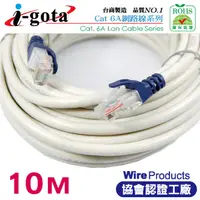 在飛比找PChome24h購物優惠-i-gota CAT6A超高速網路傳輸線 10M(RJ-MW