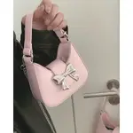 𝗬𝘂𝗿𝗶𝗶𝗶 — 韓版小眾蝴蝶結手提包🎀*4COLORS（PINK/SILVER/WHITE/BLACK）