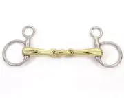 Cavalon Baucher German Silver Lozenge Snaffle Bit