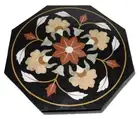 18" Marble Side Table Top handmade Pietra dura Home Decor Gifts