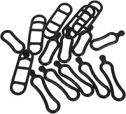 15 Pcs Bicycle Light Strap Bicycle Flashlight Mount Camping Light Strap Bicycle Light Strip Bicycle Handle Strap Bike Silicone Band Bike Flashlight Mount Bike Straps