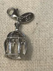 Silver Bird Cage Jewelry Pendant Charm #Origami Owl