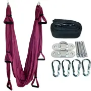 New Yoga Swing Sling Hammock Pilates Aerial Anti-Gravity Inversion Complete Sets