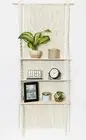 Will & Jade Designs, Macrame Wall Hanging Shelf, 3 Tier Wall Shelves