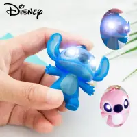 在飛比找蝦皮購物優惠-迪士尼 Disney Stitch LED 鑰匙扣手電筒帶聲