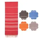 Turkish Beach Towel Oversized Sand Free, Quick Dry 100% Cotton , Soft Sultan