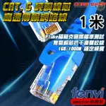 ☆酷銳科技☆FENVI RJ45 CAT 6頂級網路線/24AWG無氧純銅線芯雙遮蔽/1GBPS頻寬CAT6-1米