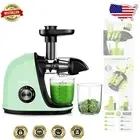 Portable Cold Press Juicer - Easy Clean, Quiet Operation & Reverse Function
