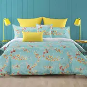 Bianca Akasha Aqua Yellow Quilt Cover Set (Double, Queen, King, Super King) Or Accessories